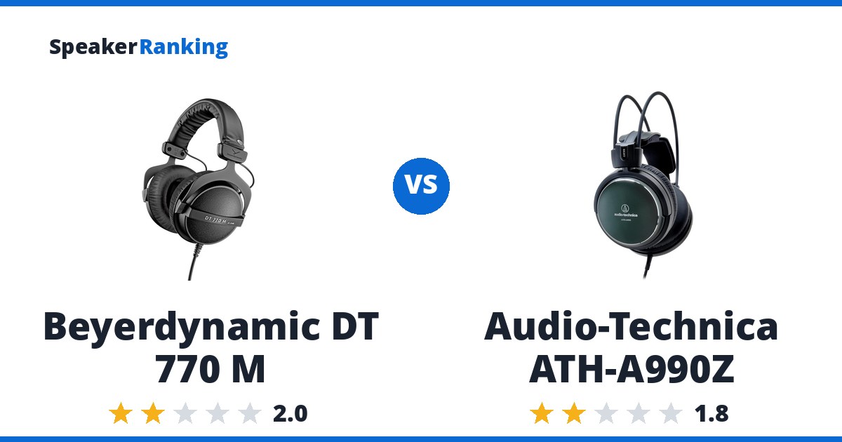 Beyerdynamic DT 770 M vs Audio-Technica ATH-A990Z