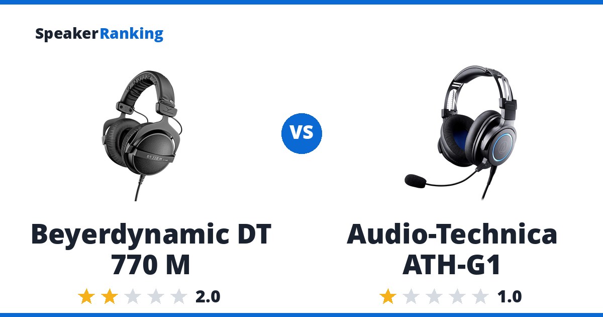 Beyerdynamic DT 770 M vs Audio-Technica ATH-G1