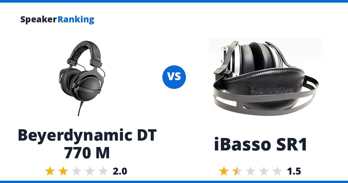 Beyerdynamic DT 770 M vs iBasso SR1