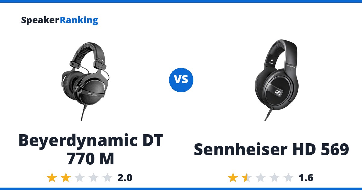 Beyerdynamic DT 770 M vs Sennheiser HD 569