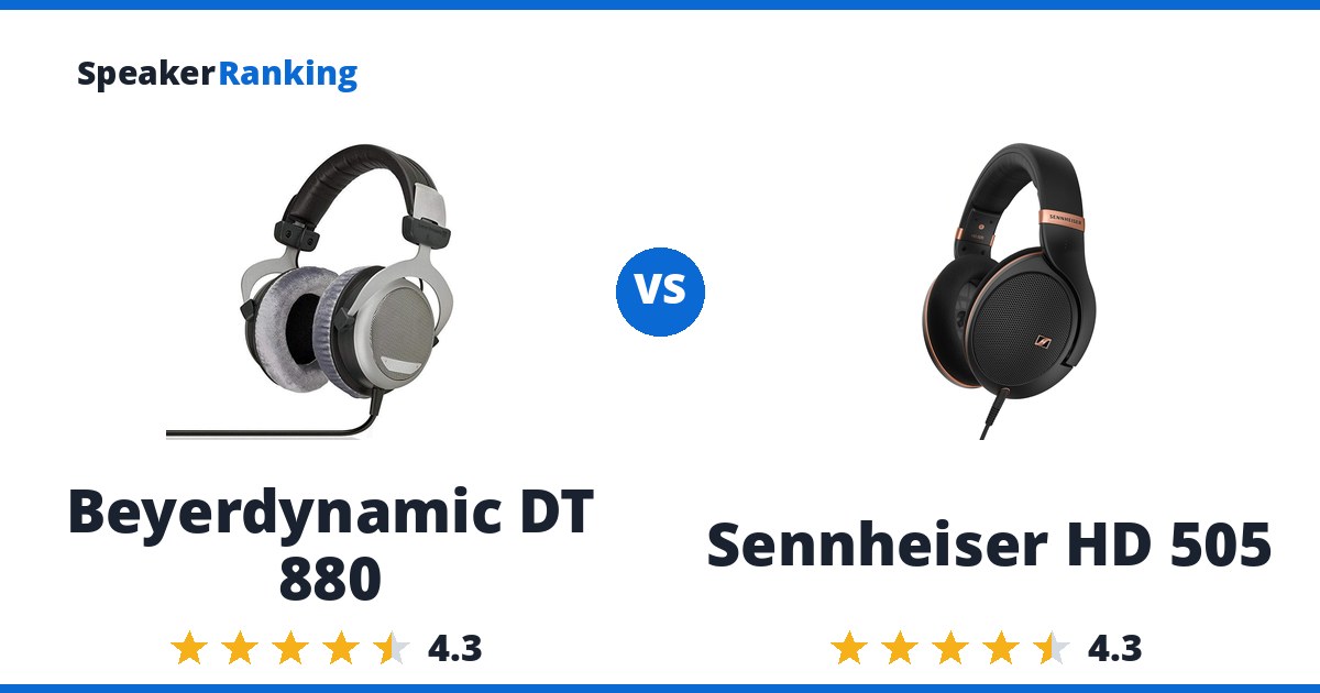 Beyerdynamic DT 880 vs Sennheiser HD 505