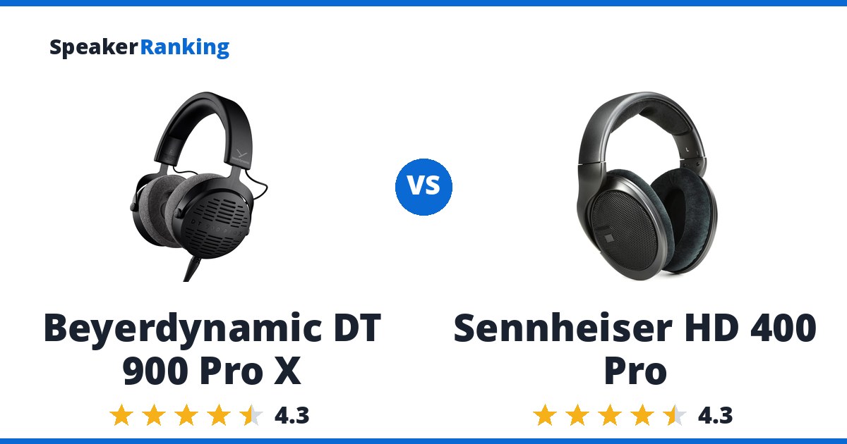 Beyerdynamic DT 900 Pro X vs Sennheiser HD 400 Pro