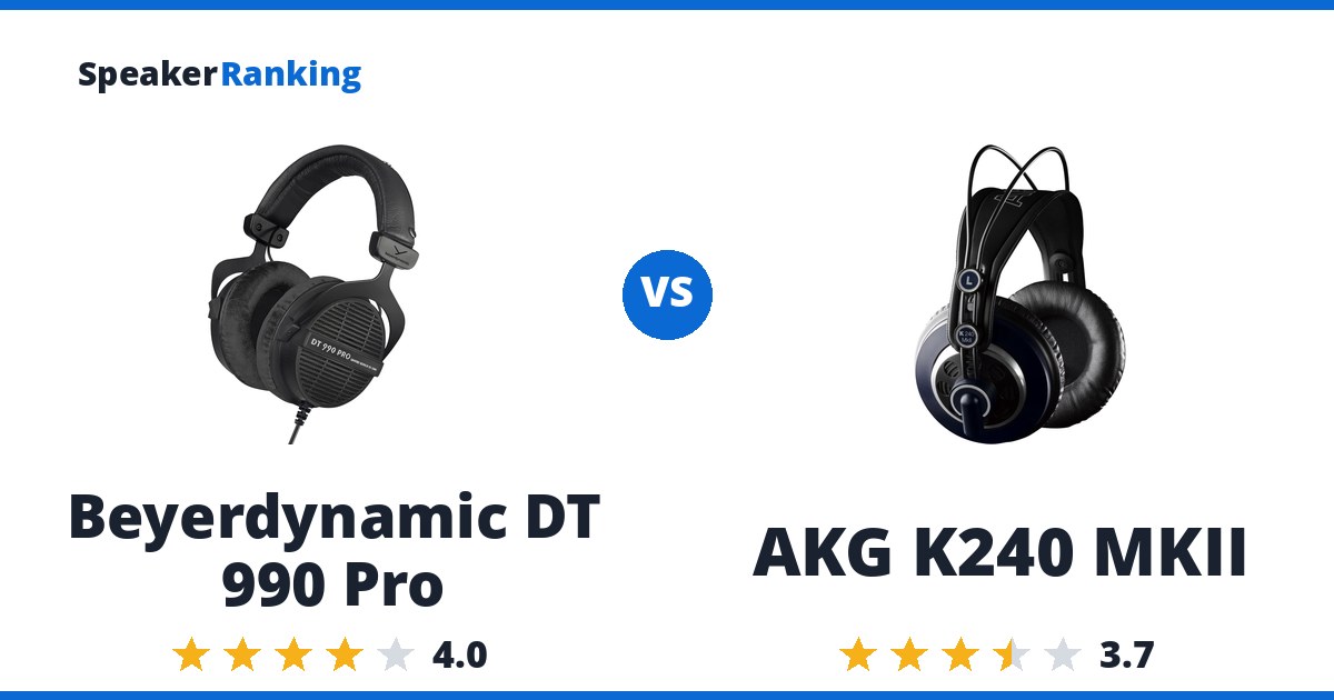 Beyerdynamic DT 990 Pro vs AKG K240 MKII