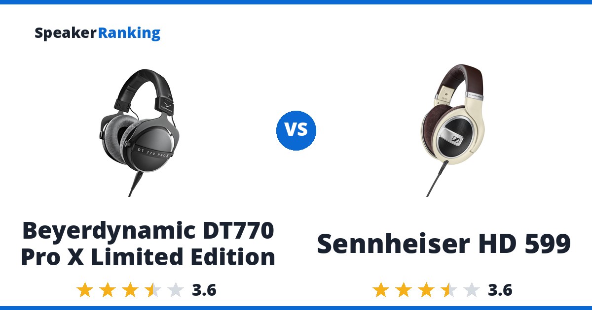 Beyerdynamic DT770 Pro X Limited Edition vs Sennheiser HD 599