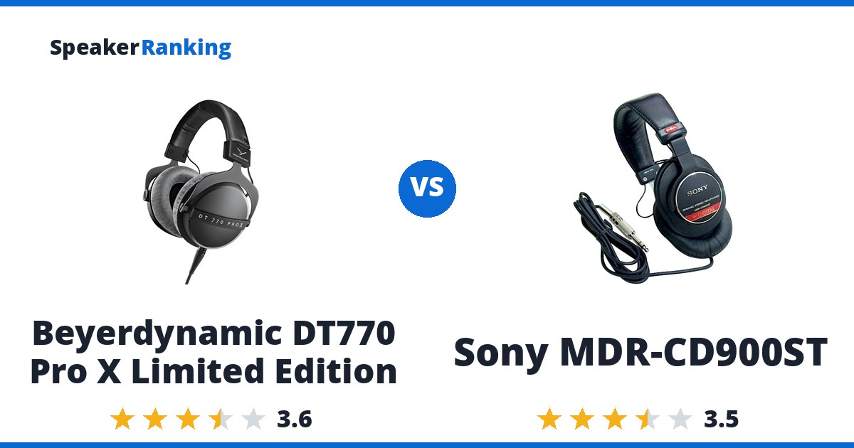 Beyerdynamic DT770 Pro X Limited Edition vs Sony MDR-CD900ST