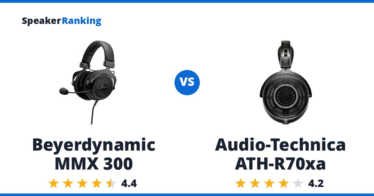 Beyerdynamic MMX 300 vs Audio-Technica ATH-R70xa