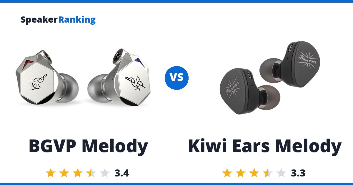 BGVP Melody vs Kiwi Ears Melody