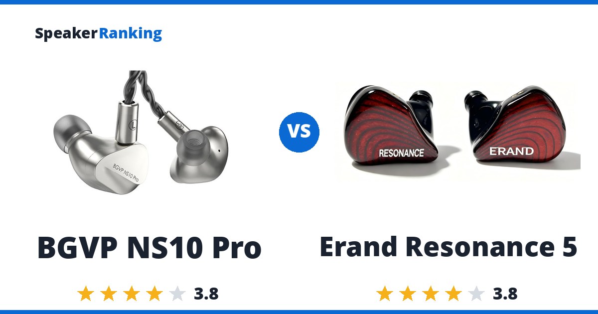 BGVP NS10 Pro vs Erand Resonance 5