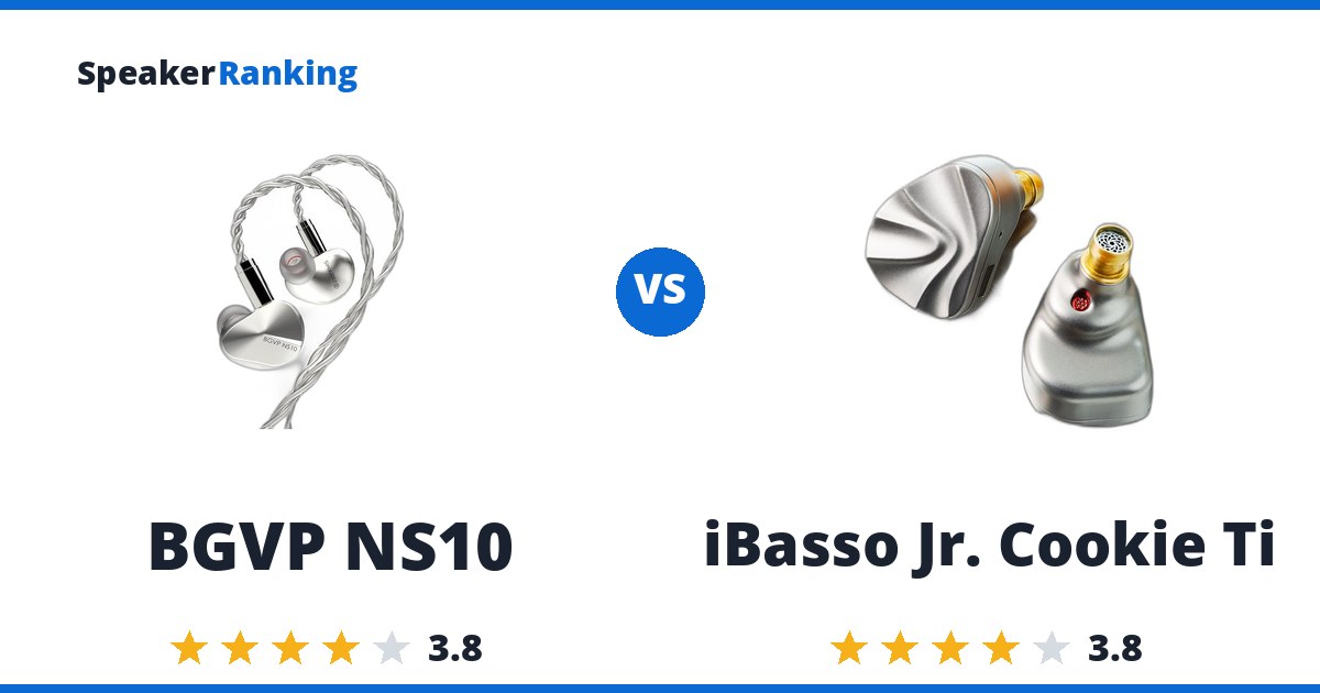 BGVP NS10 vs iBasso Jr. Cookie Ti