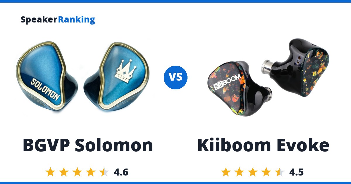 BGVP Solomon vs Kiiboom Evoke