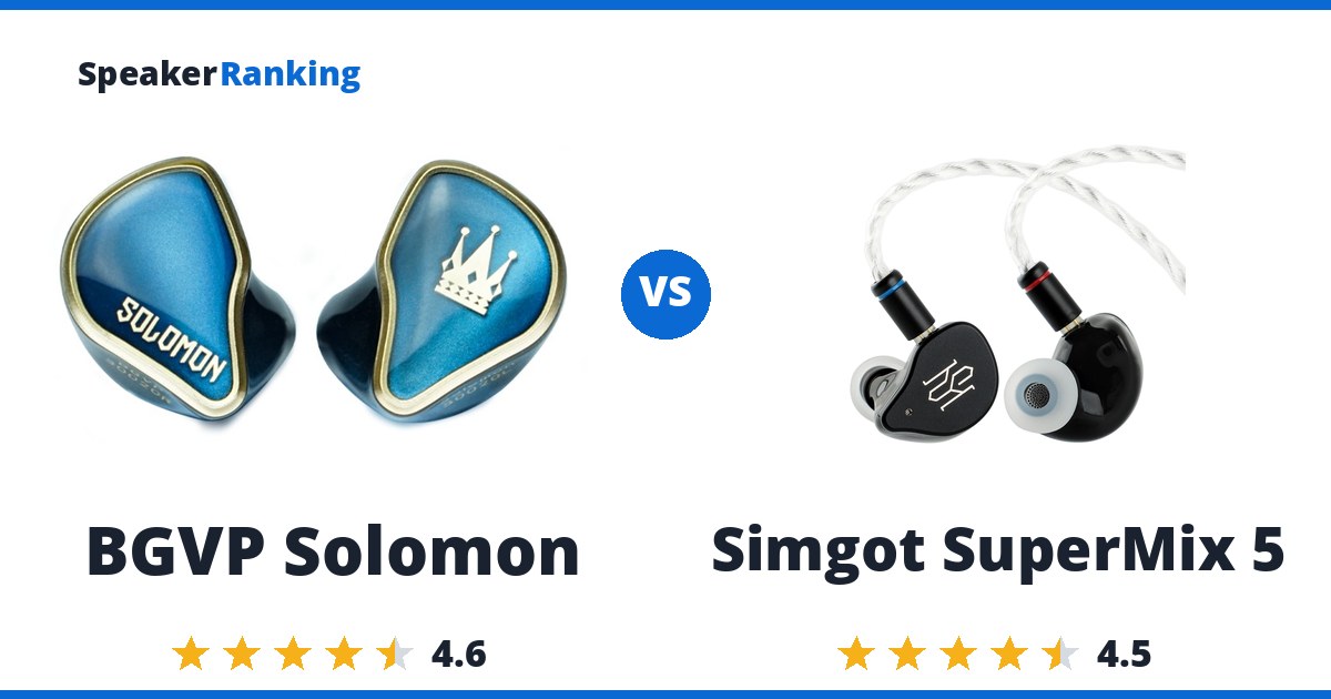 BGVP Solomon vs Simgot SuperMix 5