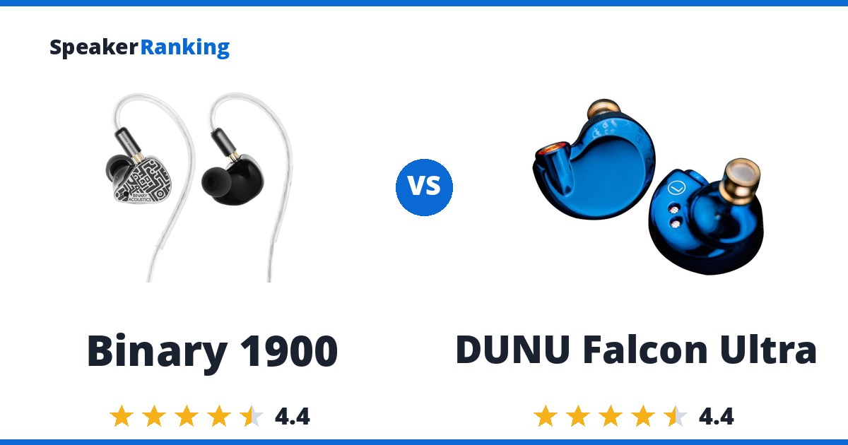 Binary 1900 vs DUNU Falcon Ultra