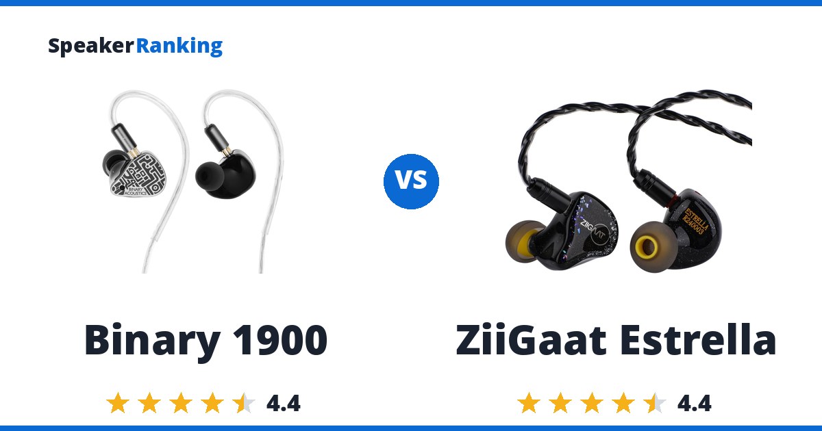 Binary 1900 vs ZiiGaat Estrella