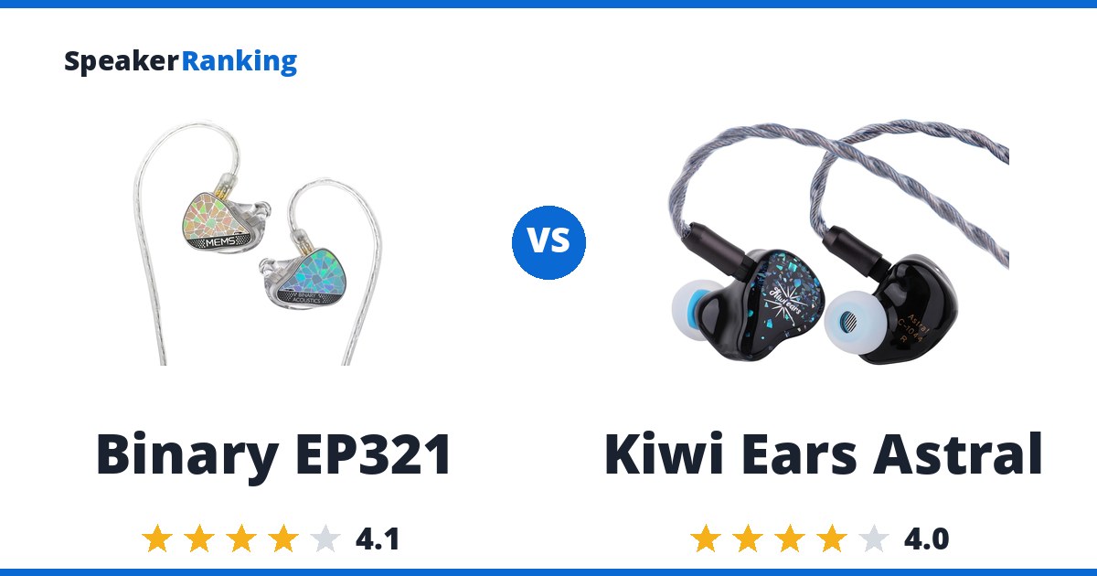 Binary EP321 vs Kiwi Ears Astral