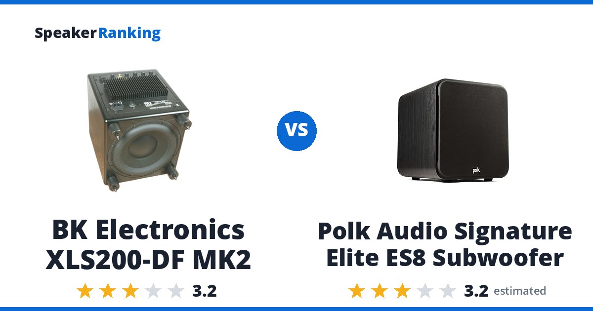 BK Electronics XLS200-DF MK2 vs Polk Audio Signature Elite ES8 Subwoofer