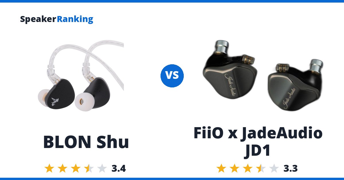 BLON Shu vs FiiO x JadeAudio JD1