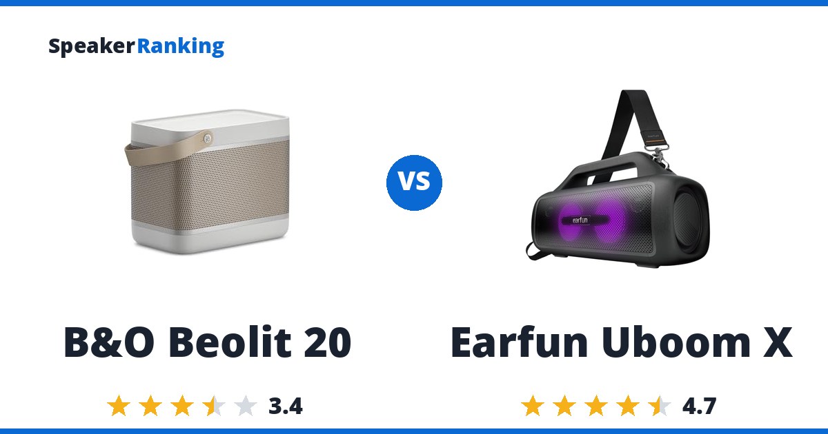 B&O Beolit 20 vs Earfun Uboom X