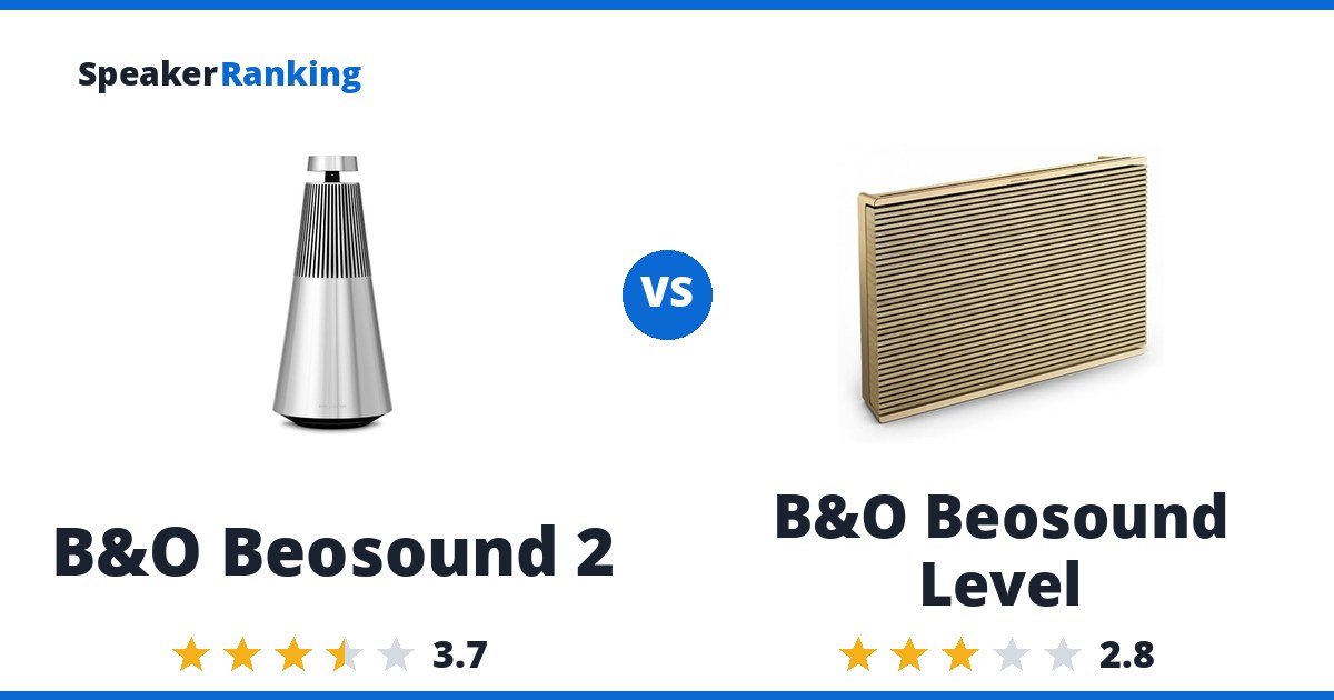 B&O Beosound 2 vs B&O Beosound Level