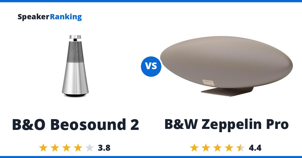B&O Beosound 2 vs B&W Zeppelin Pro