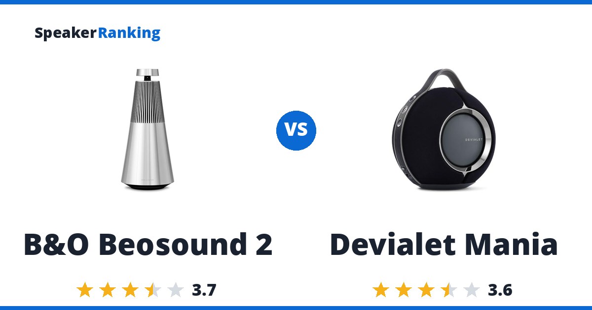 B&O Beosound 2 vs Devialet Mania