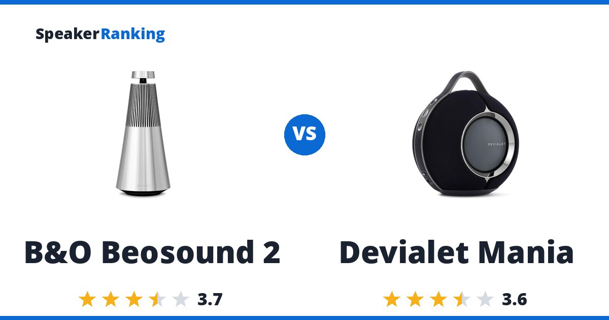 B&O Beosound 2 vs Devialet Mania