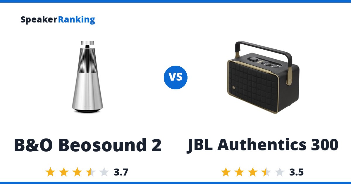 B&O Beosound 2 vs JBL Authentics 300