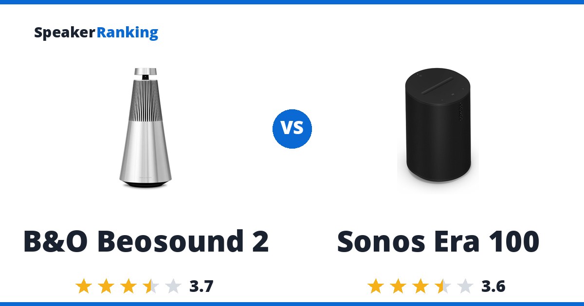 B&O Beosound 2 vs Sonos Era 100