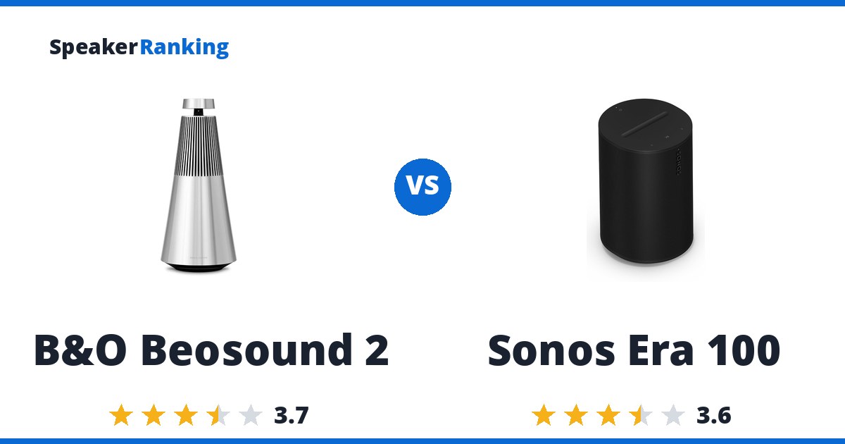 B&O Beosound 2 vs Sonos Era 100