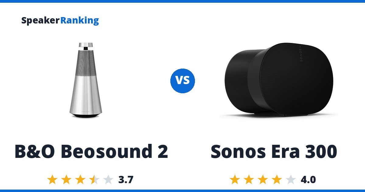 B&O Beosound 2 vs Sonos Era 300