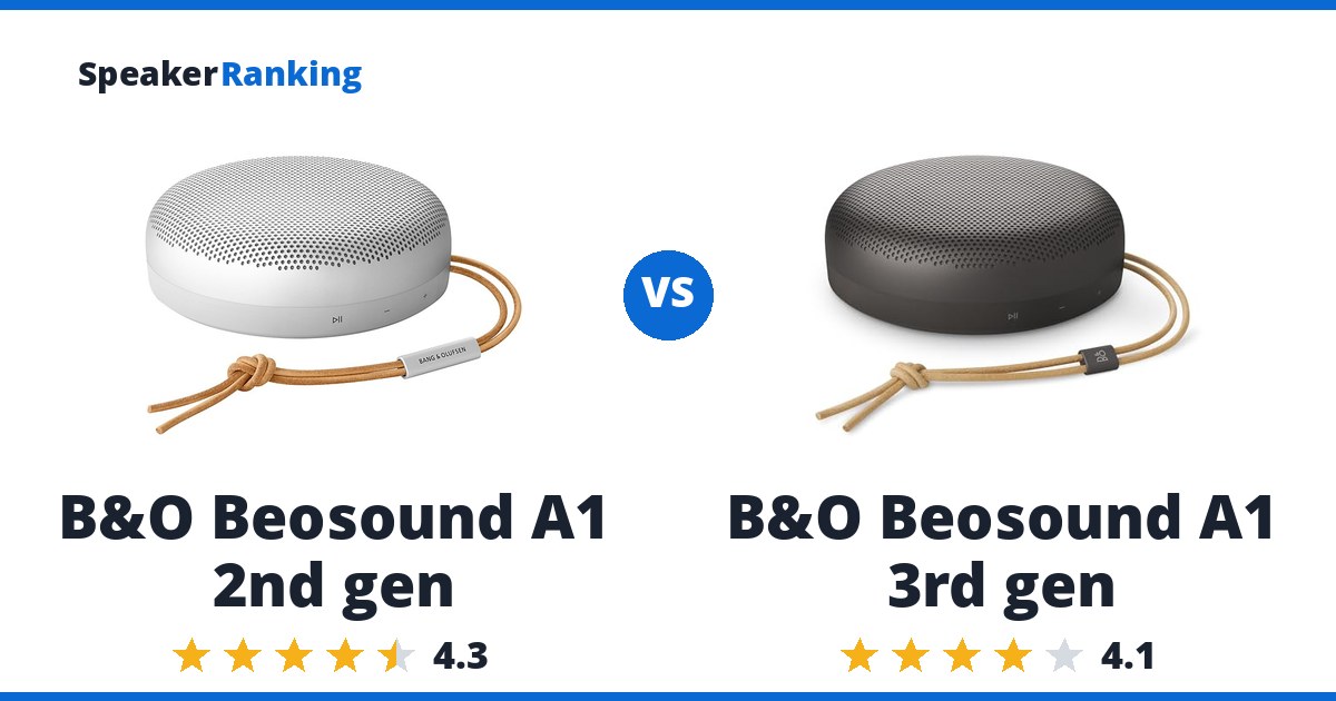B&O Beosound A1 2nd gen vs B&O Beosound A1 3rd gen