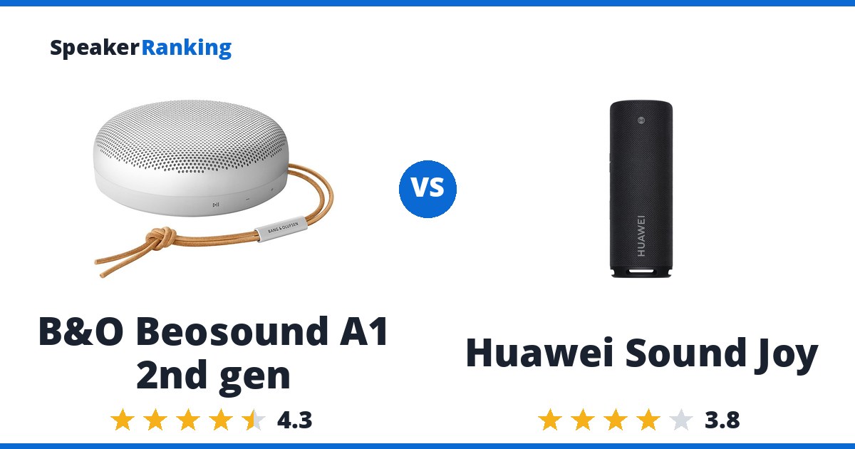 B&O Beosound A1 2nd gen vs Huawei Sound Joy