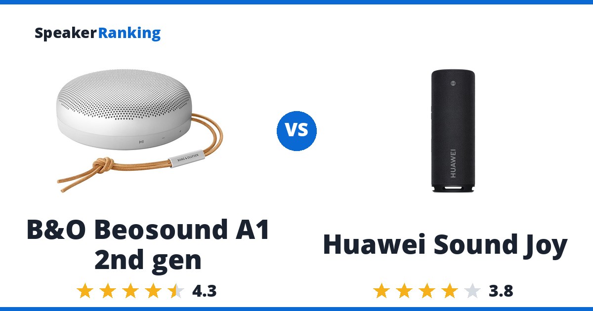 B&O Beosound A1 2nd gen vs Huawei Sound Joy