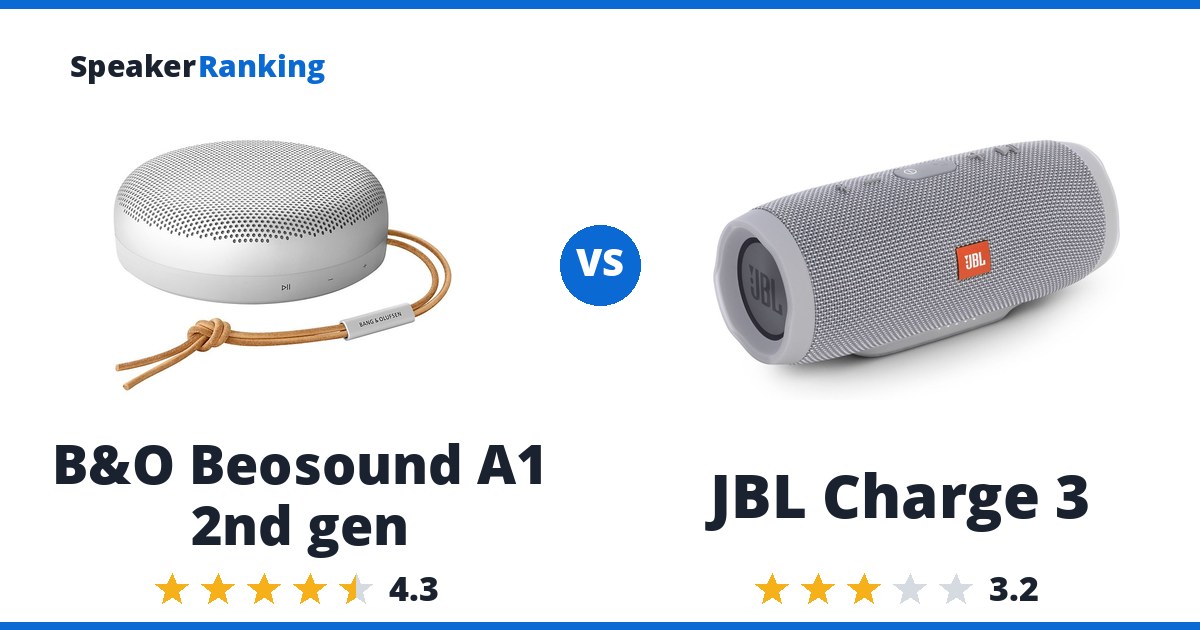 B&O Beosound A1 2nd gen vs JBL Charge 3