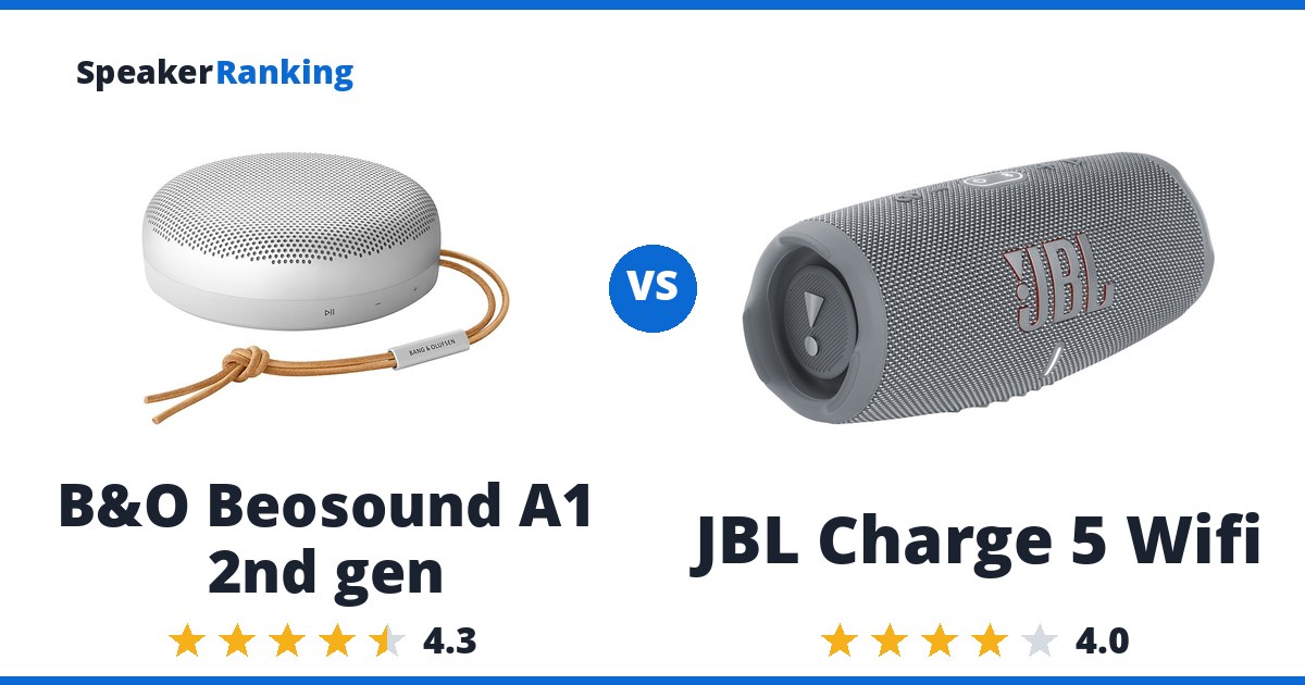 B&O Beosound A1 2nd gen vs JBL Charge 5 Wifi