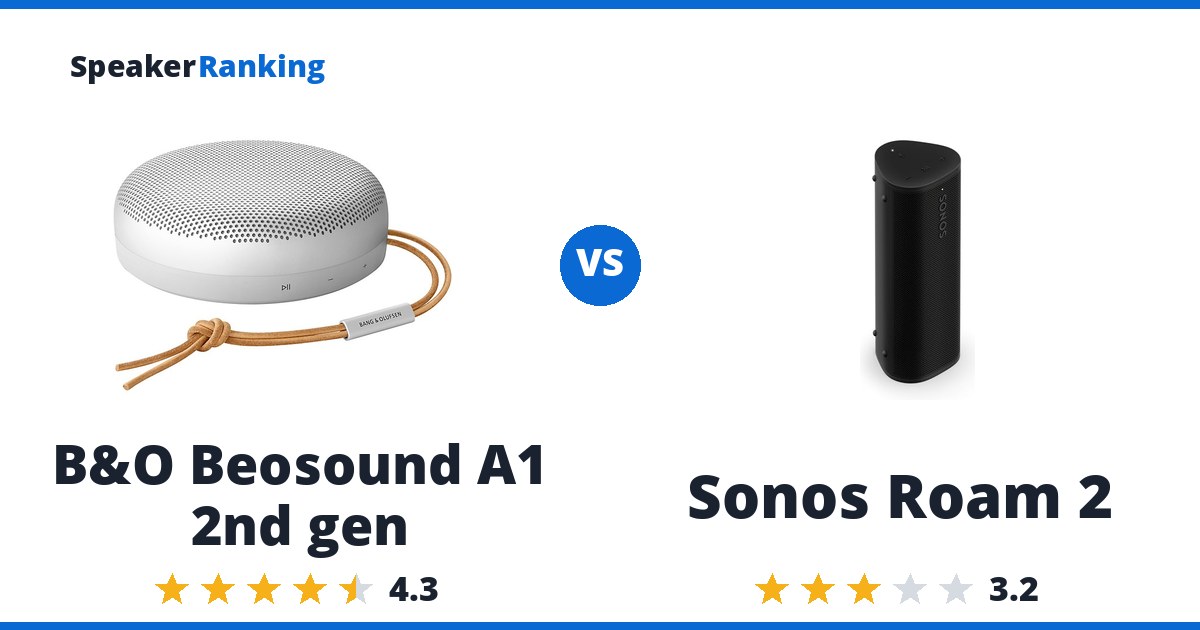B&O Beosound A1 2nd gen vs Sonos Roam 2