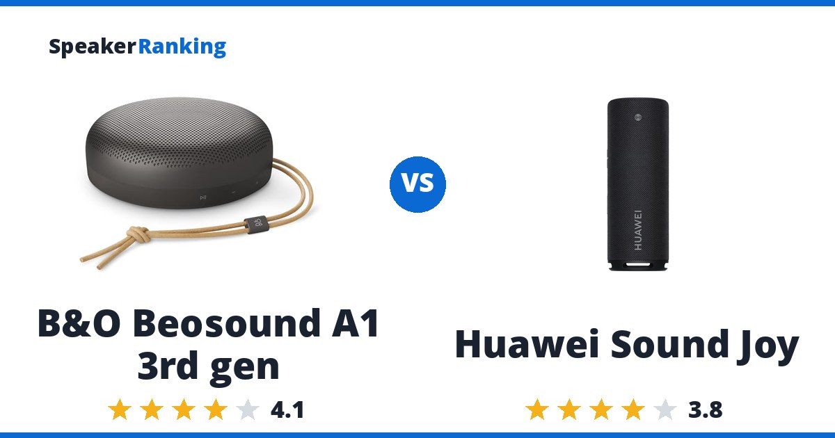 B&O Beosound A1 3rd gen vs Huawei Sound Joy