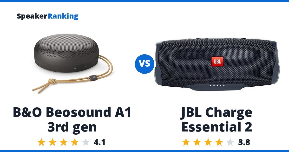 B&O Beosound A1 3rd gen vs JBL Charge Essential 2