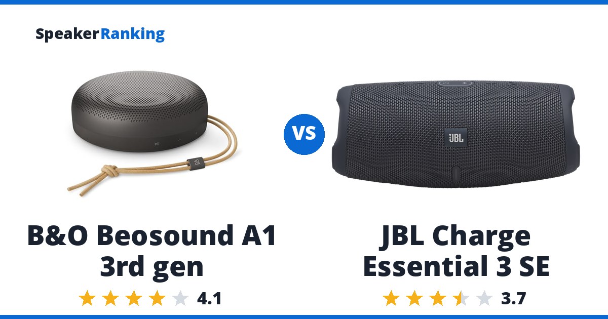B&O Beosound A1 3rd gen vs JBL Charge Essential 3 SE