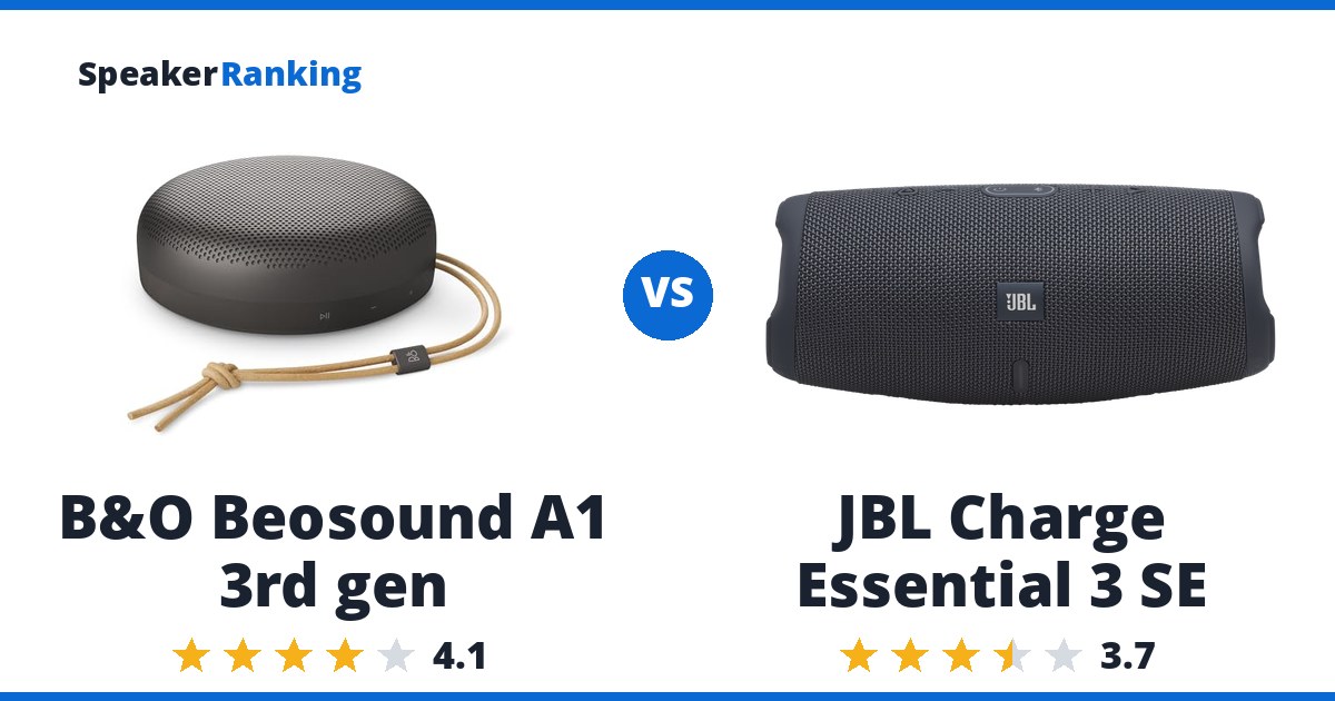 B&O Beosound A1 3rd gen vs JBL Charge Essential 3 SE