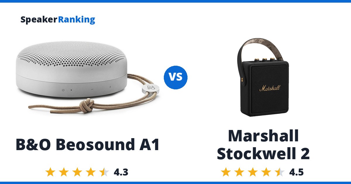 B&O Beosound A1 vs Marshall Stockwell 2