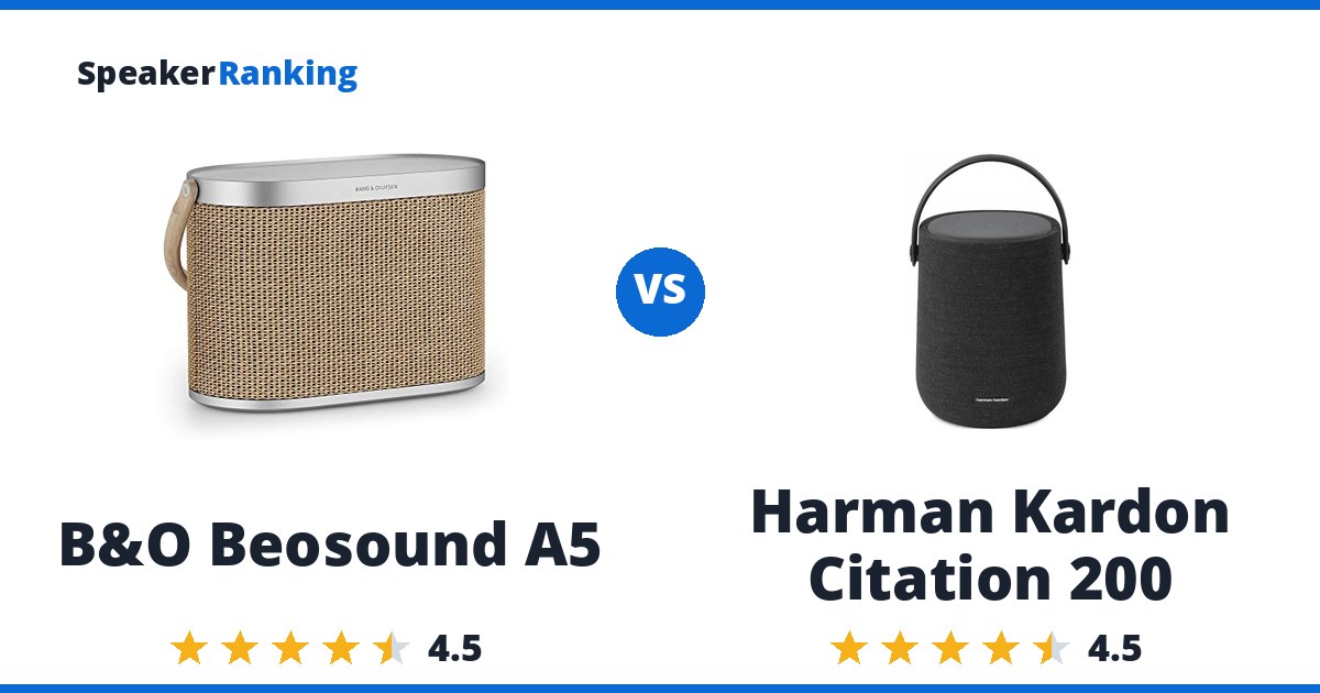 B&O Beosound A5 vs Harman Kardon Citation 200