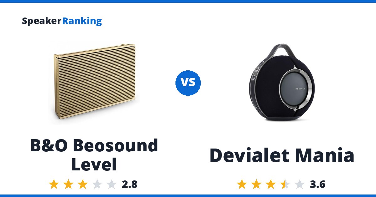 B&O Beosound Level vs Devialet Mania