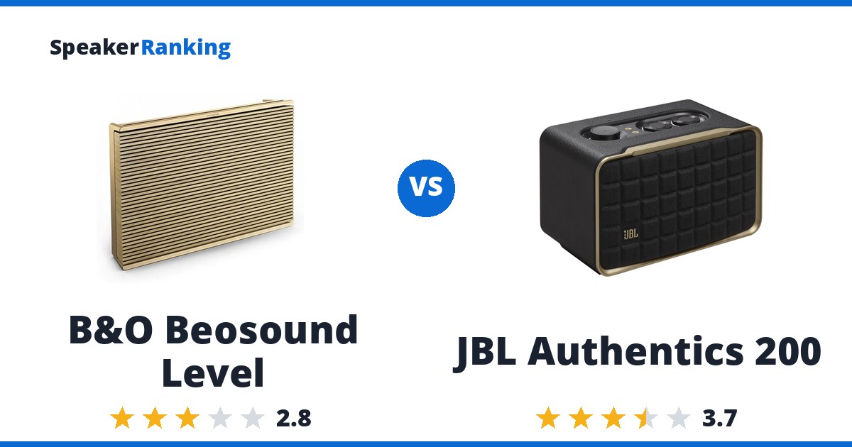 B&O Beosound Level vs JBL Authentics 200
