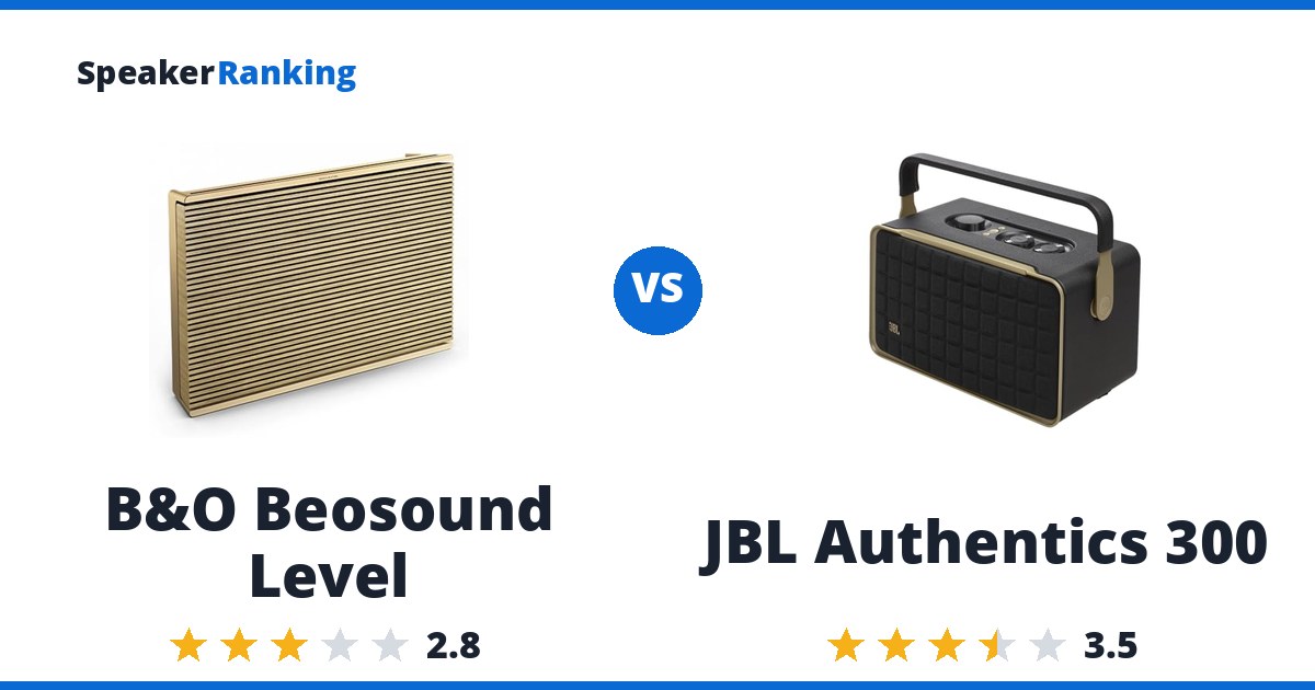 B&O Beosound Level vs JBL Authentics 300