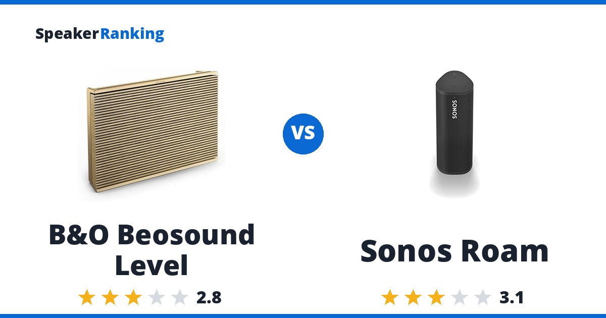 B&O Beosound Level vs Sonos Roam