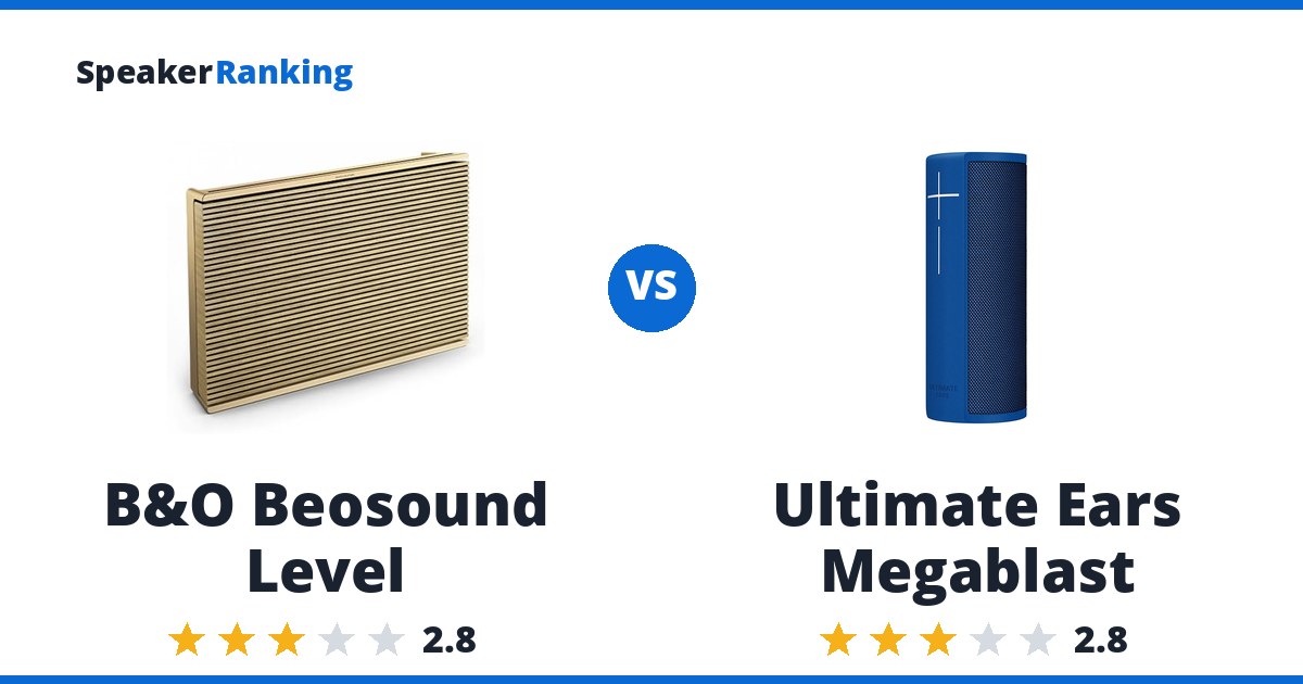 B&O Beosound Level vs Ultimate Ears Megablast