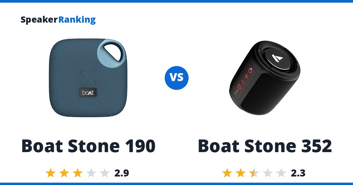 Boat Stone 190 vs Boat Stone 352