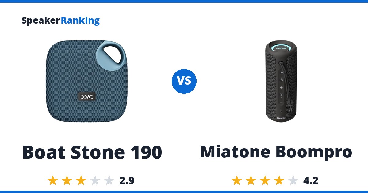 Boat Stone 190 vs Miatone Boompro