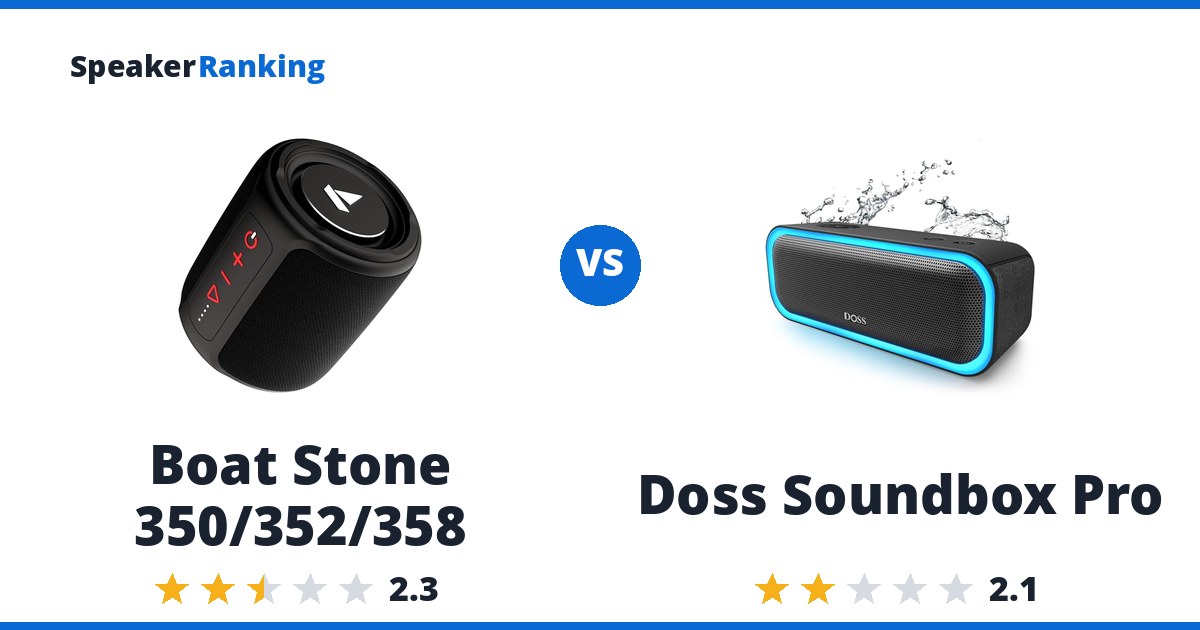 Boat Stone 350/352/358 vs Doss Soundbox Pro