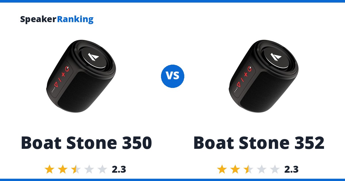 Boat Stone 350 vs Boat Stone 352